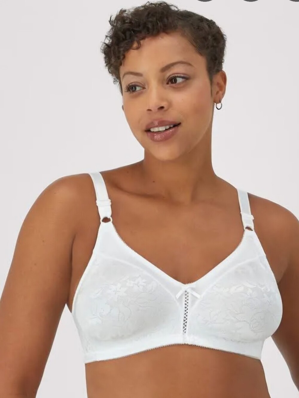Bali Women's Double Support Lace Wirefree Bra - NWT